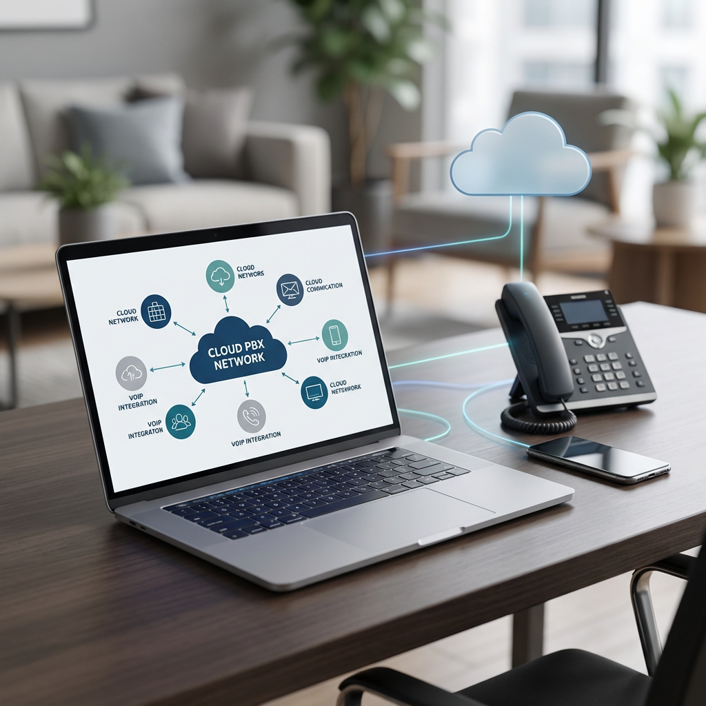 Cloud PBX network concept for call reporting and analytics
